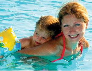 Child Safe in Pool